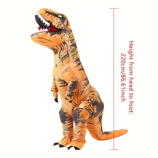 NNETM Adult T-Rex Inflatable Dinosaur Costume for Halloween