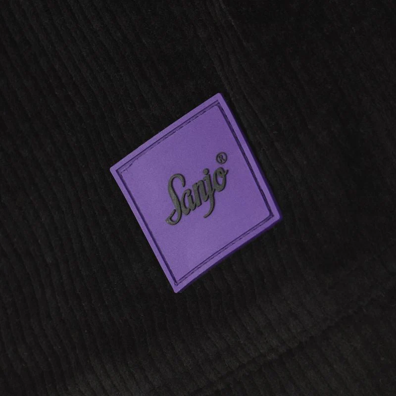 Sanjo Corduroy Retro Coat // Black