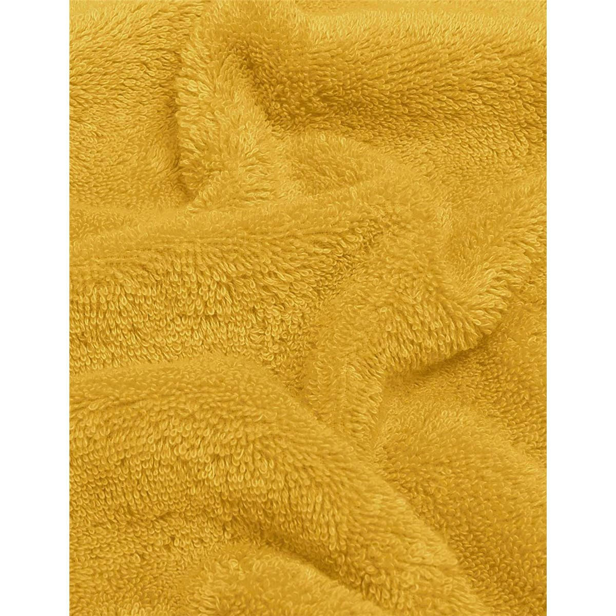 SENSILK - Maxi drap de bain 600 gr/m²  safran 100x150 cm