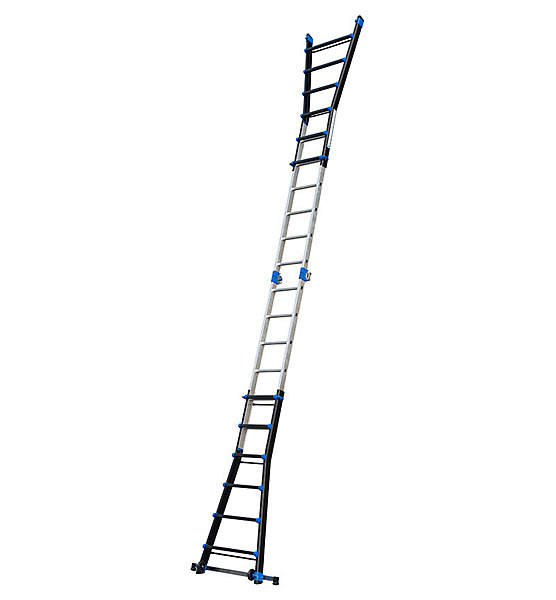 Echelle pliable multifonction télescopique 4x6 échelons 6,35m/7,15m Hailo ProfiLine