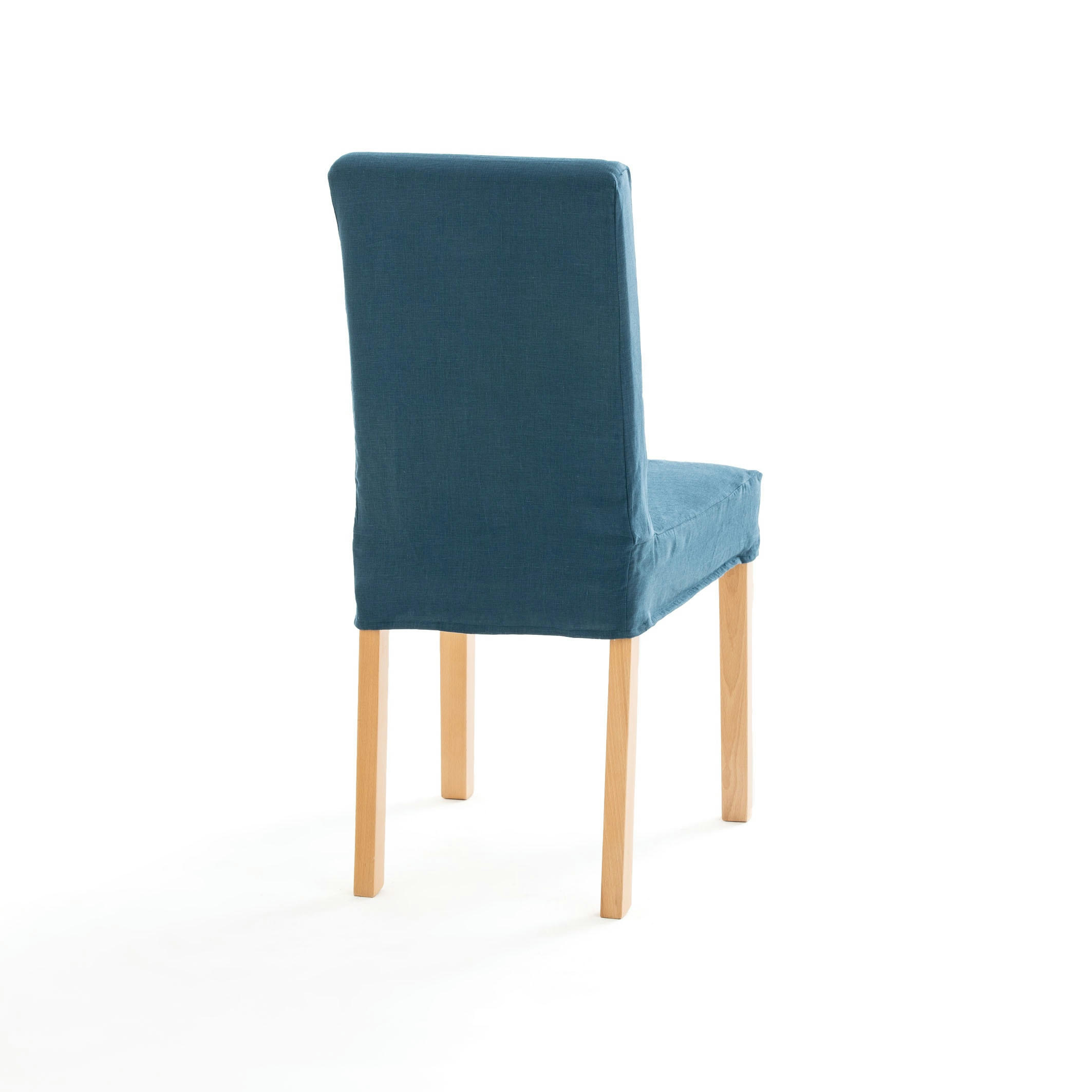 Housse de chaise en pur lin lavé DOMME