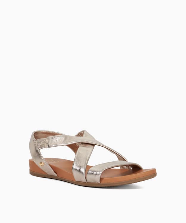 Landies Gold - Wide Fit Casual Sandals