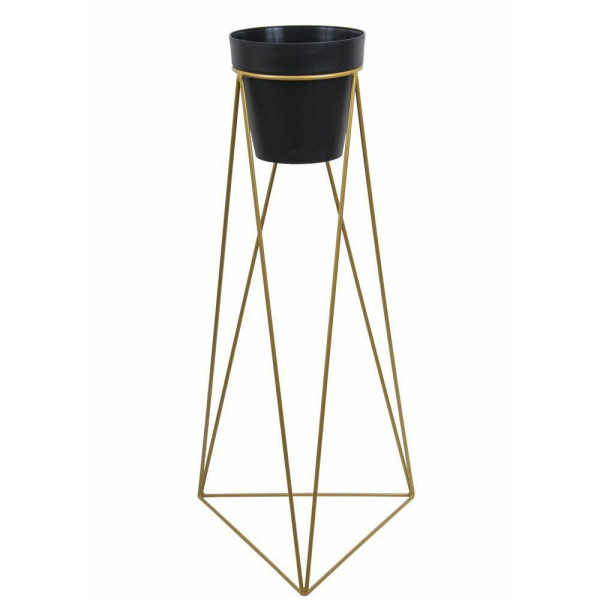 Nowoczesny kwietnik stojący 90 cm złoty GLAMOUR