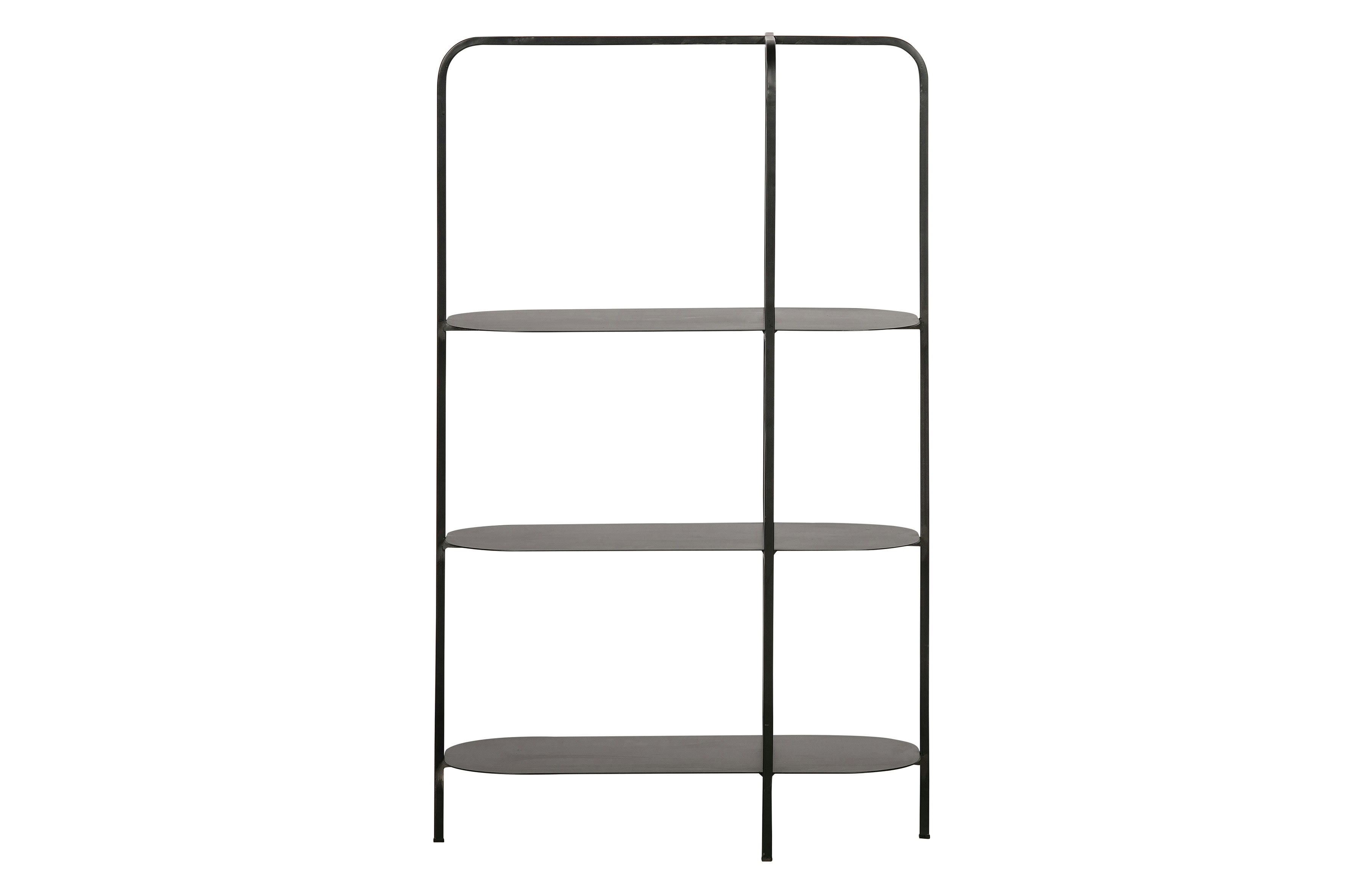 REINA - Etagère en métal noir