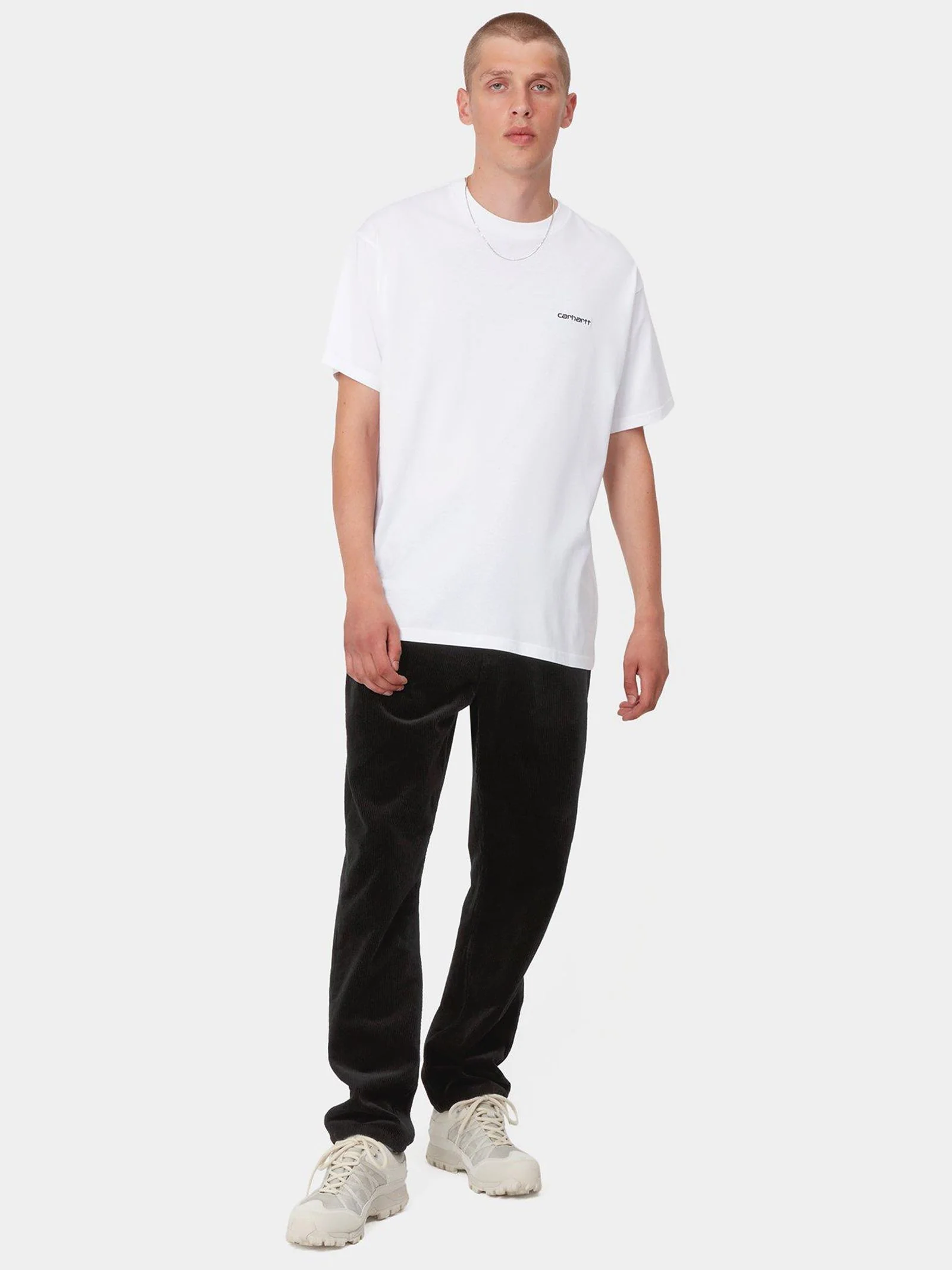 S/S Script Embroidery T-Shirt