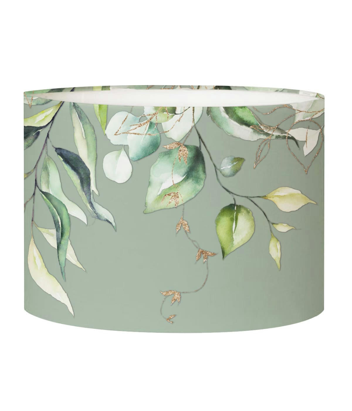 COLORS - Abat-jour Lampadaire Branche Vert Olive D: 45 x H: 25
