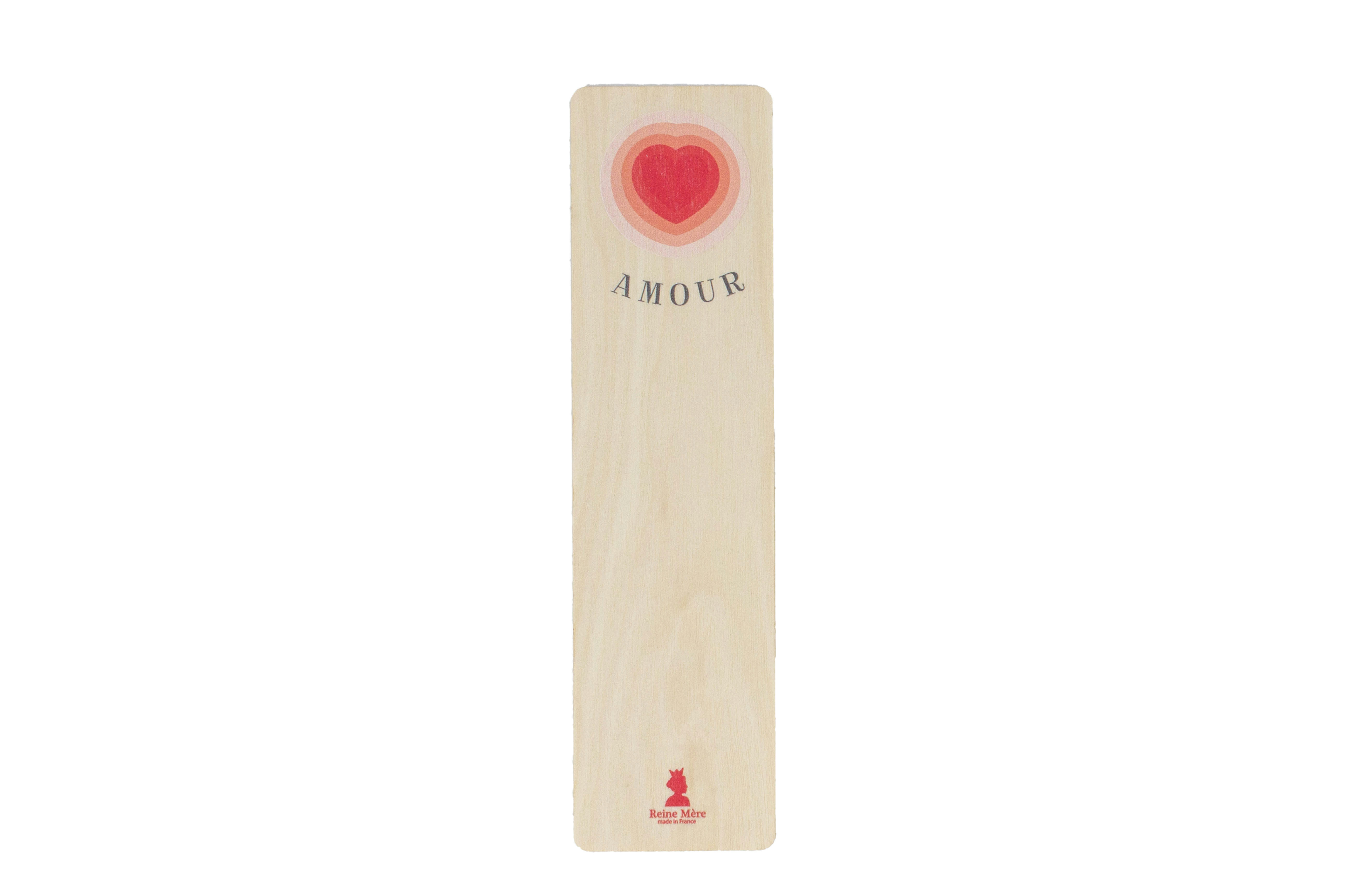 Amour - Marque-page en bois de bouleau flexible