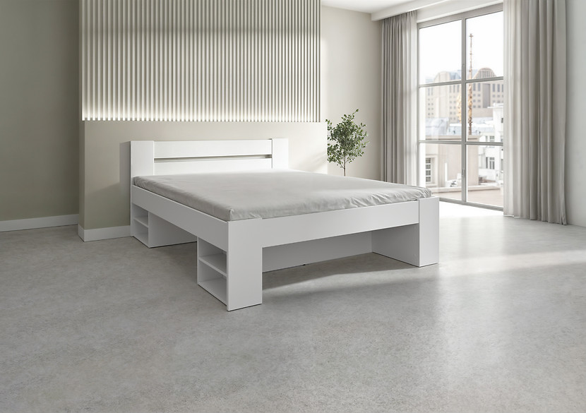 Łóżko Nepo Plus 160x200 białe