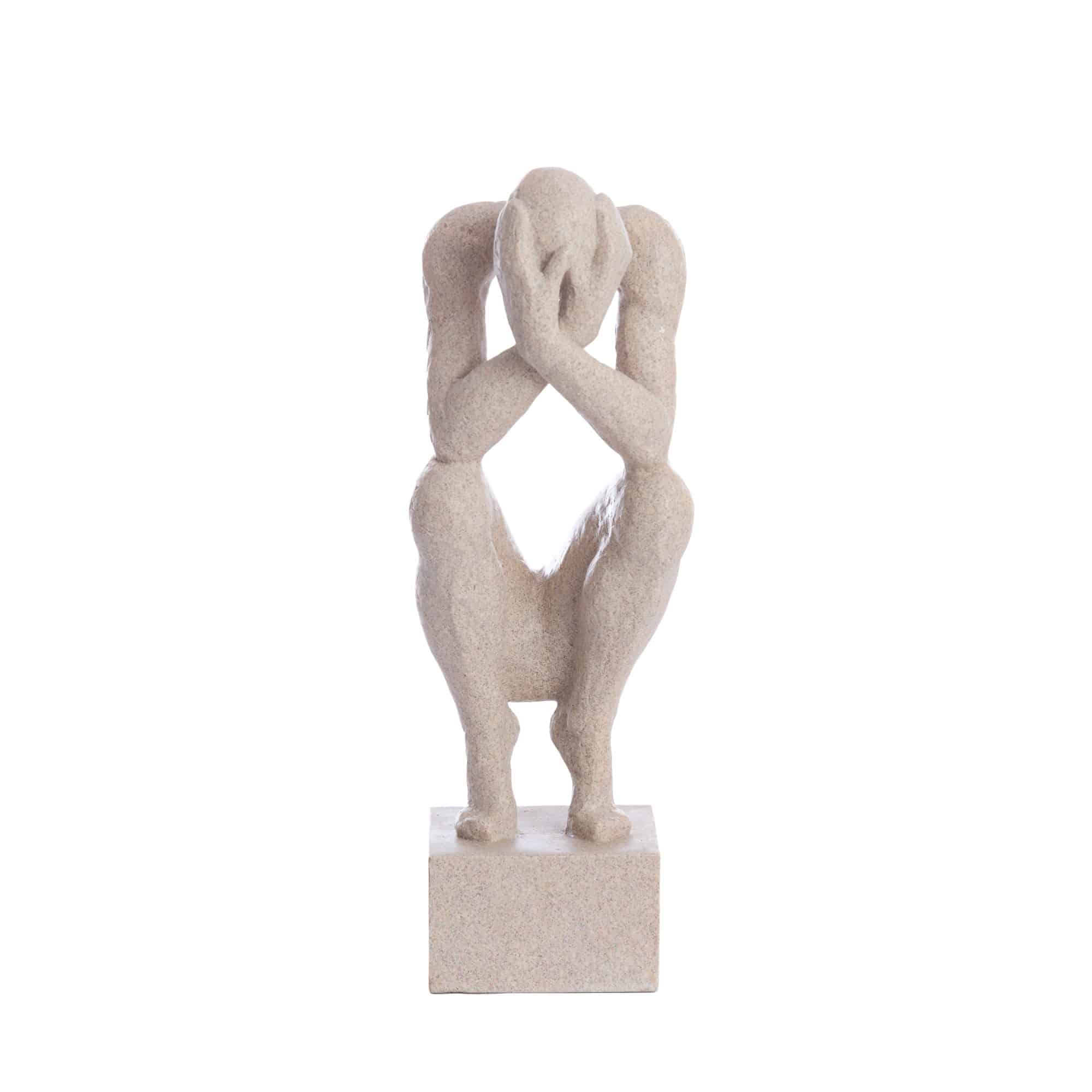 Light & Living ornament Lovinac - bruin - 19x16x47cm