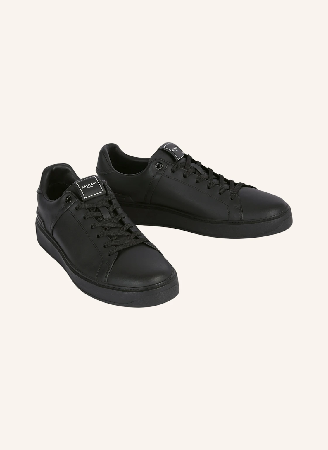 BALMAIN B-Court Sneakers aus Glattleder