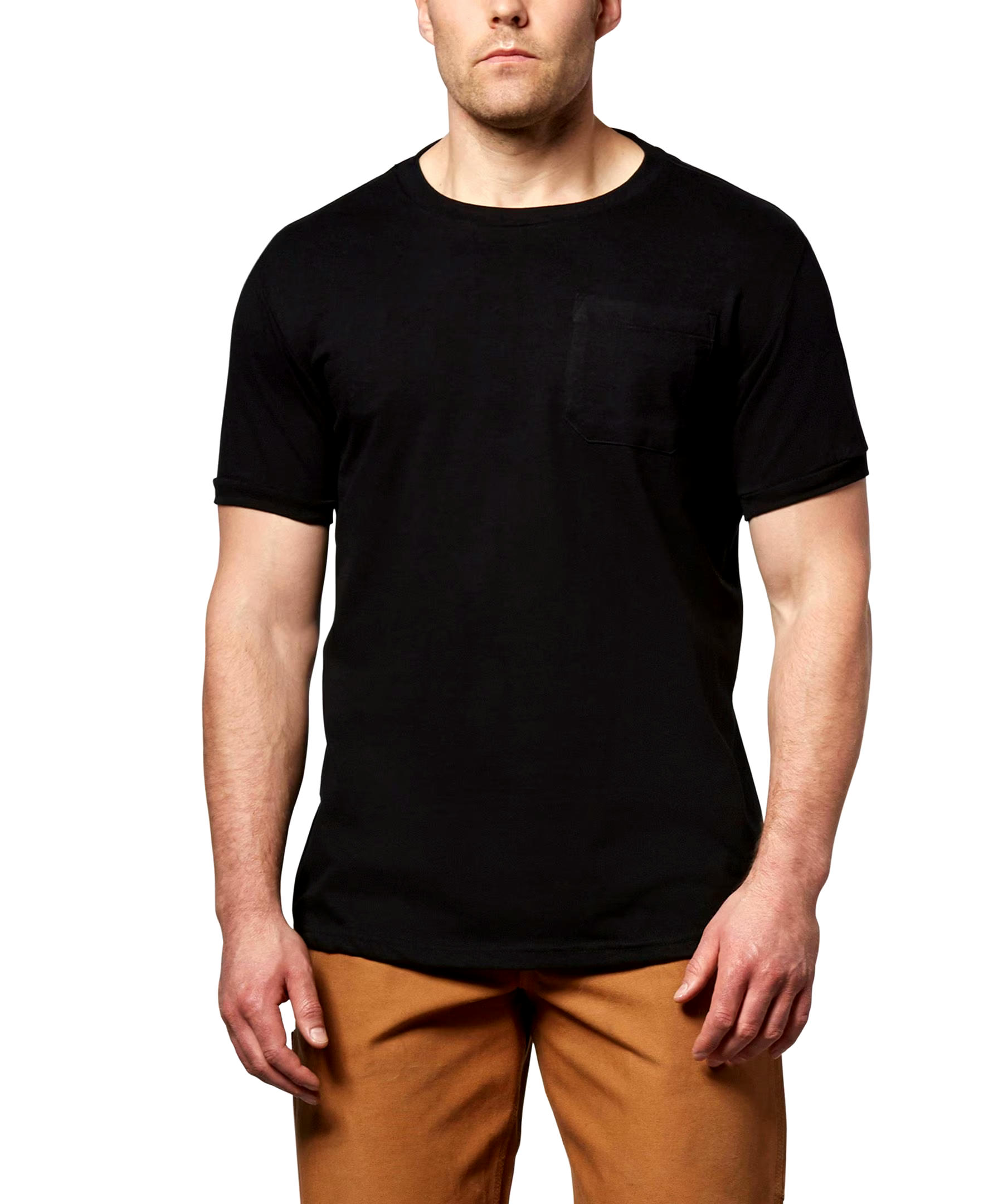 Aggressor Men's Crewneck Short Sleeve Work T-Shirt With FRESHTECH