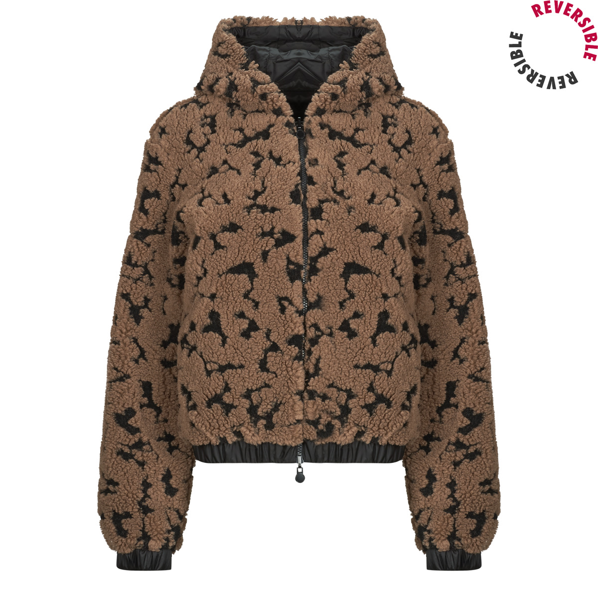 Emporio Armani EA7 - TRAIN GRAPHIC SERIES W REVERSIBLE JACKET MEDIUM PADDED - - Leopard
