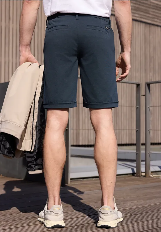 Chino Shorts im Regular Fit aus Jersey