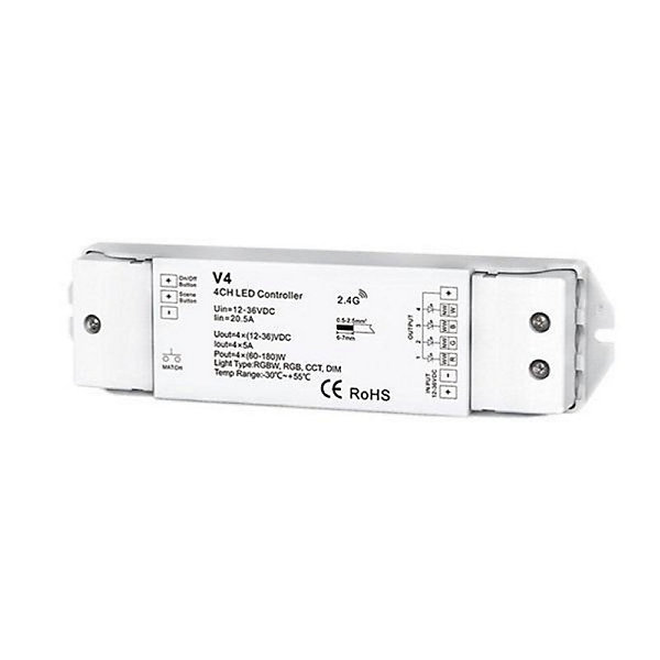 Kit Variateur Tactile Monochrome Sans Fil 4 Zones et Dimmer RF - SILAMP