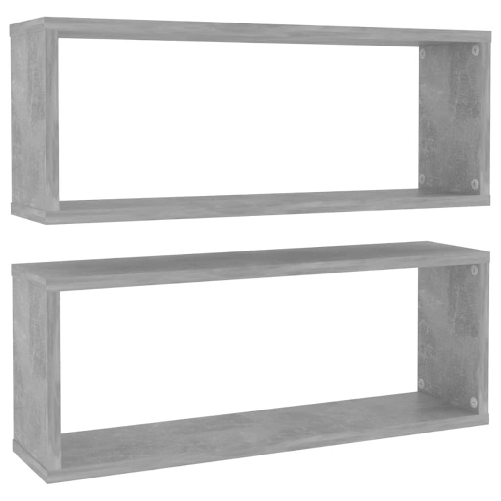 Półka ścienna Szary 60 x 15 x 23 cm Materiał drewnopochodny vidaXL