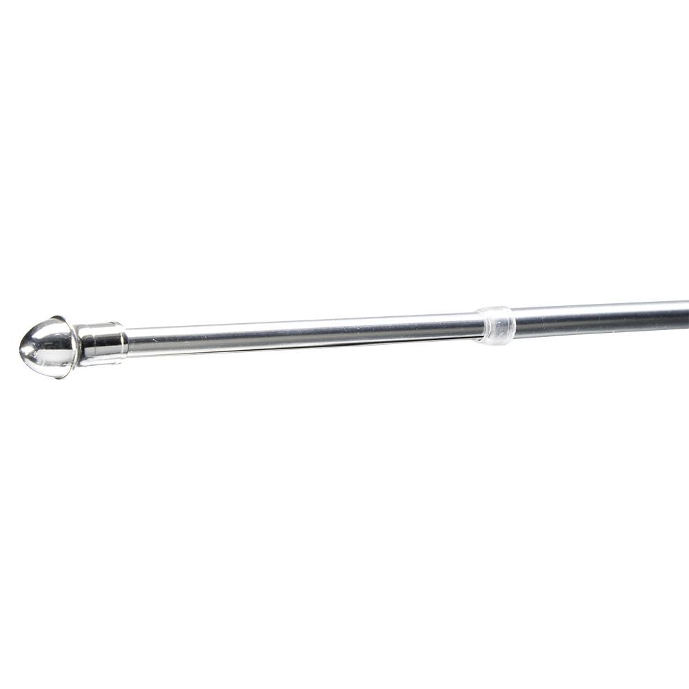 Tringle Bistrot gris chromé L50-80cm