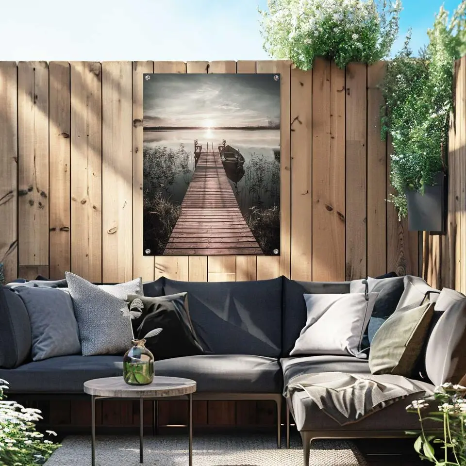 Tuinposter Steiger - 80 x 60 - Groen