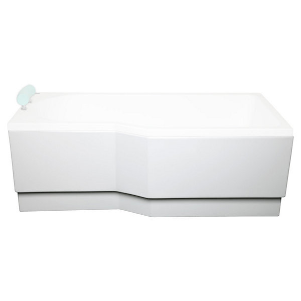 Laguna panneau de baignoire 160x56 cm acrylique positionnement droit, blanc (BEP1600P)