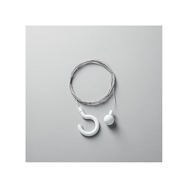 Kit crochet mural et crochet de suspension pour LANTERN Blanc Accessoires