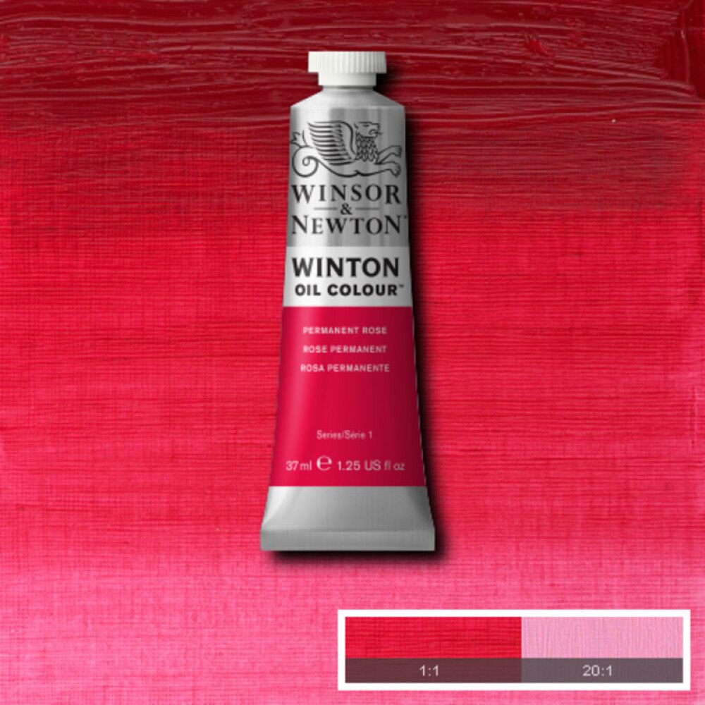 OLJEFARGE WINSOR & NEWTON WINTON NR 502 PERMANENT ROSA 37ML