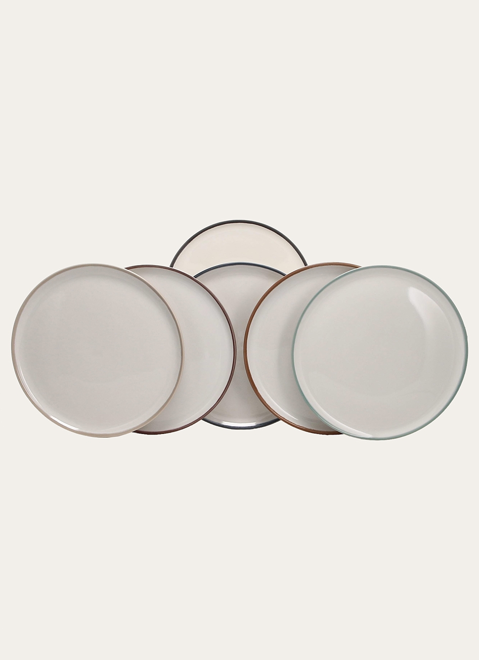 ASSIETTE à DESSERT EN GRÈS MALO MARINE