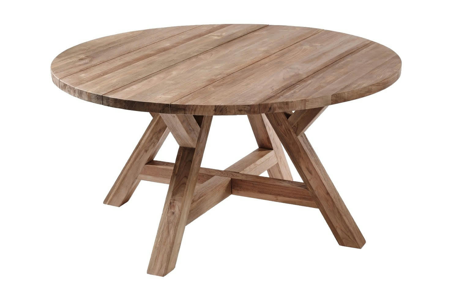 TIANA - Table de repas en teck massif D 150