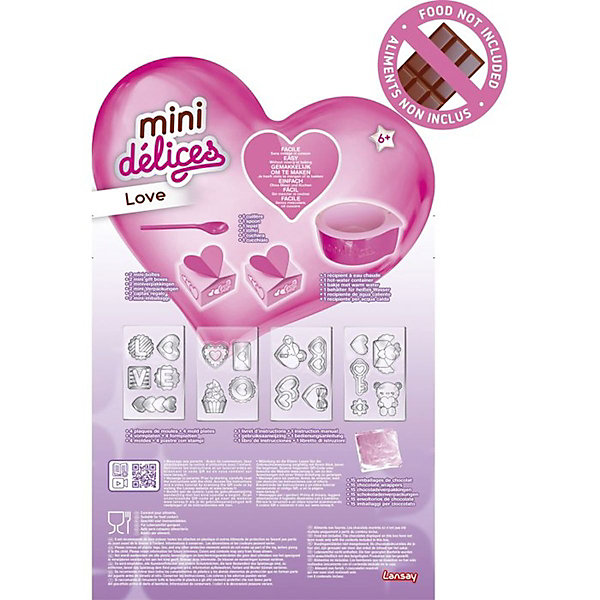 Kit chocolat Lansay MINI DELICES - LOVE pour enfants coeurs Multicolore