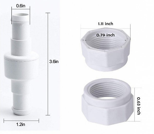Pack de 3 roulements à billes Polaris D20 pour tuyau de piscine 280 3900