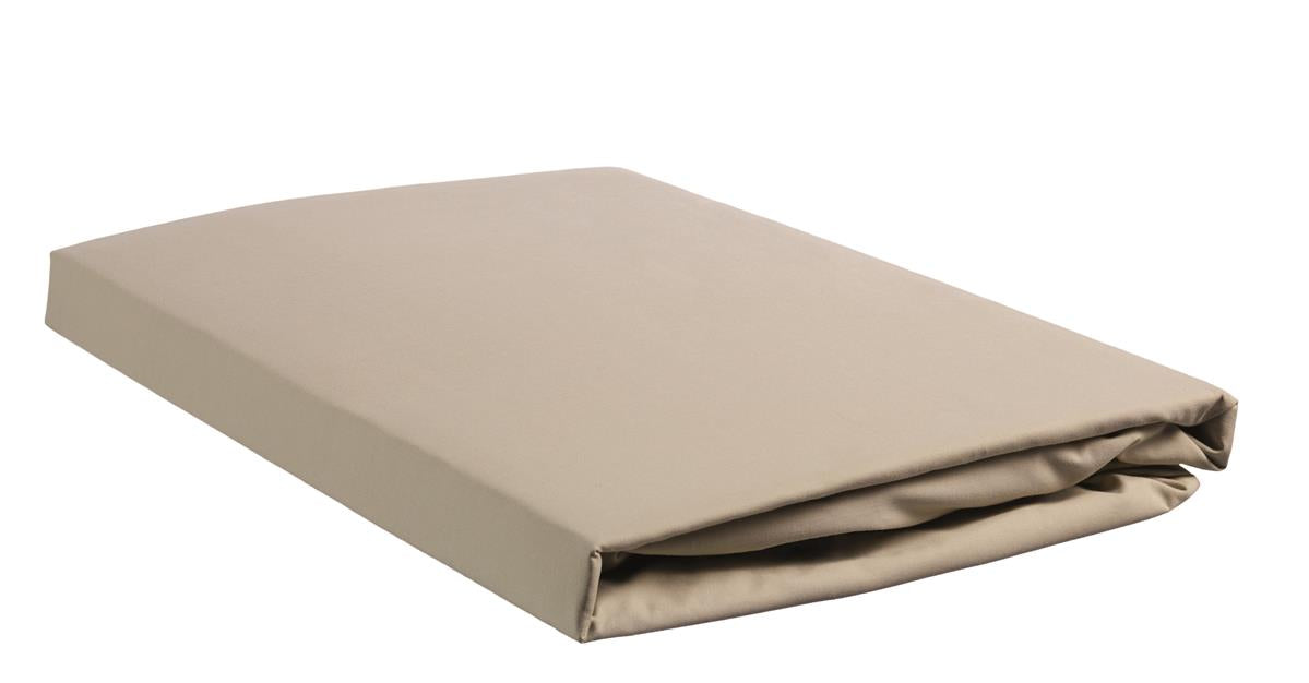 Beddinghouse Percale katoen - Hoeslaken - 180x210 - Zand