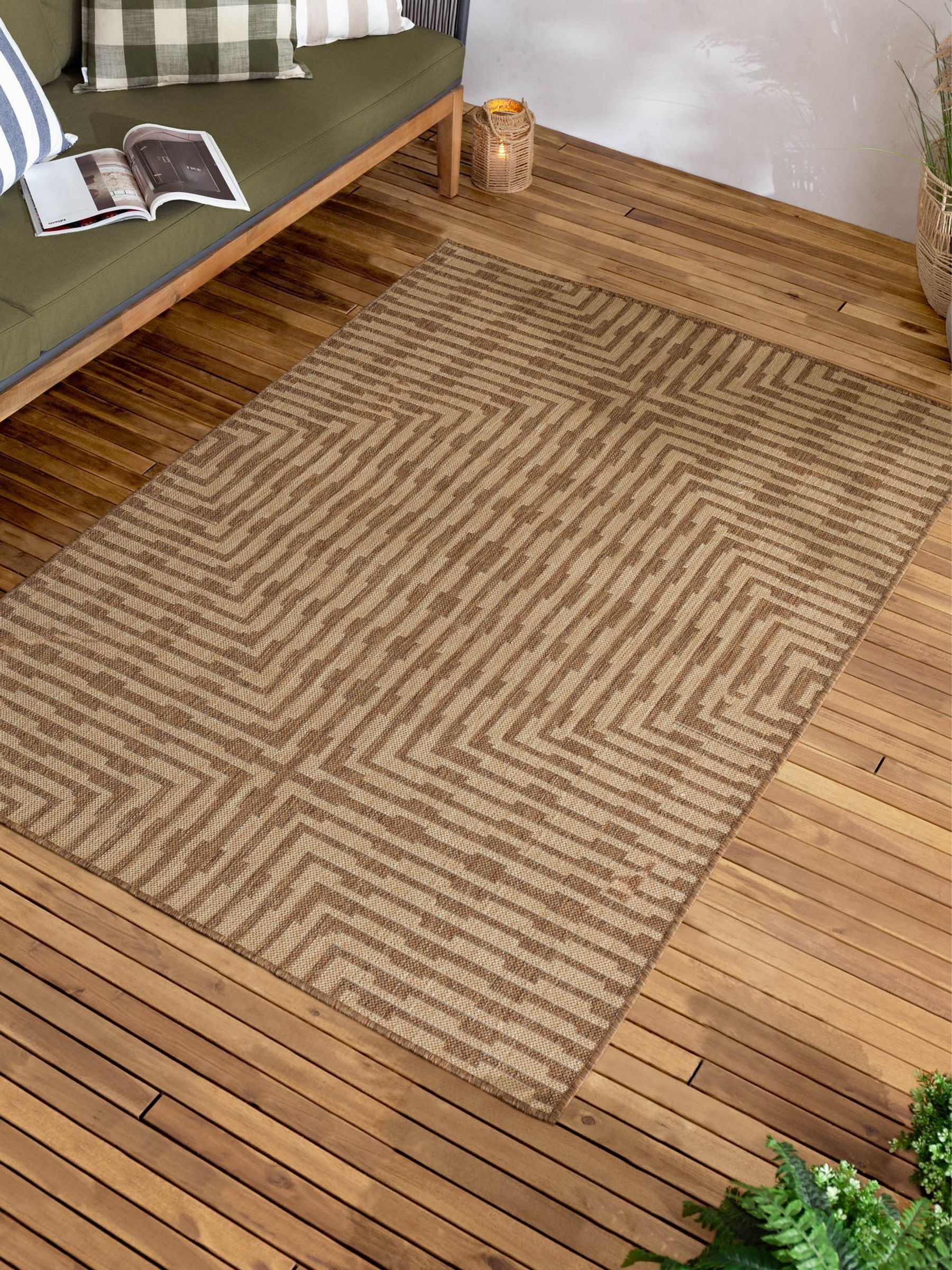 Yard Natural Sandown Natural Seagrove Jute Effect Indoor/Outdoor Rug