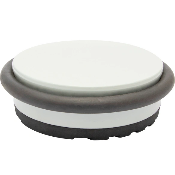 Bodentürstopper »Big Disk Color«, grau, Metall/Gummi
