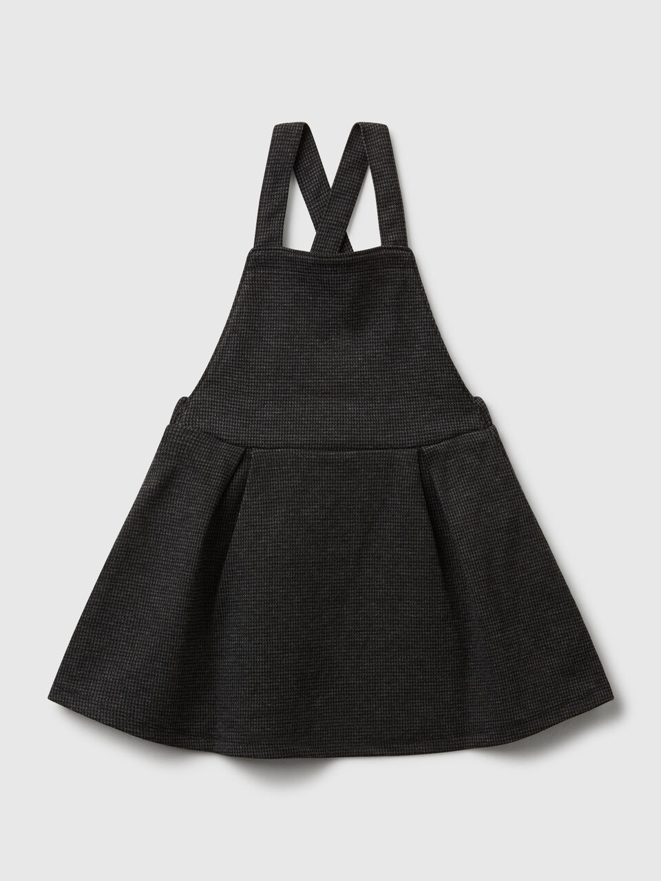 Houndstooth overalls romper