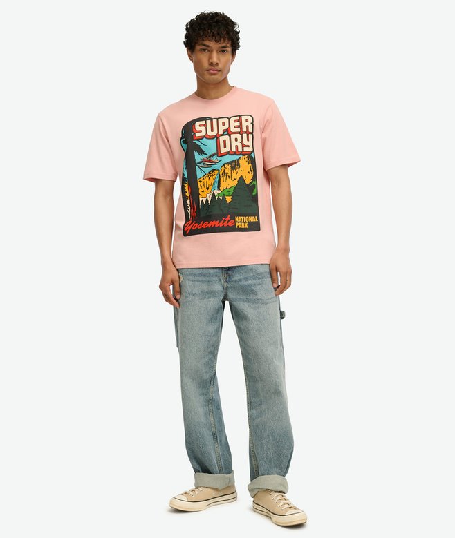 Travel Postcard Graphic T-Shirt