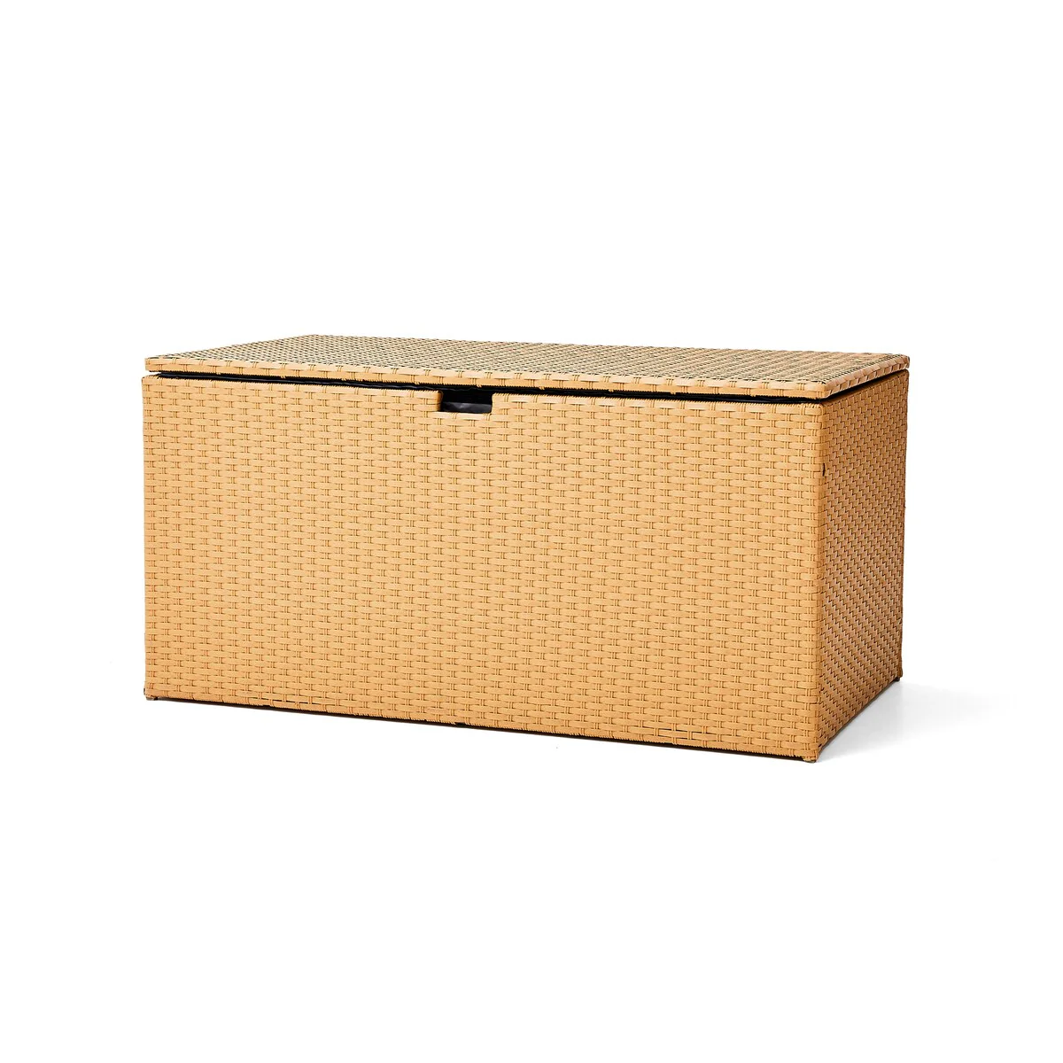 Glitzhome Garden Oversize 52.75W 140 Gallon Yellow Storage Container Deck Box - 140 Gallon