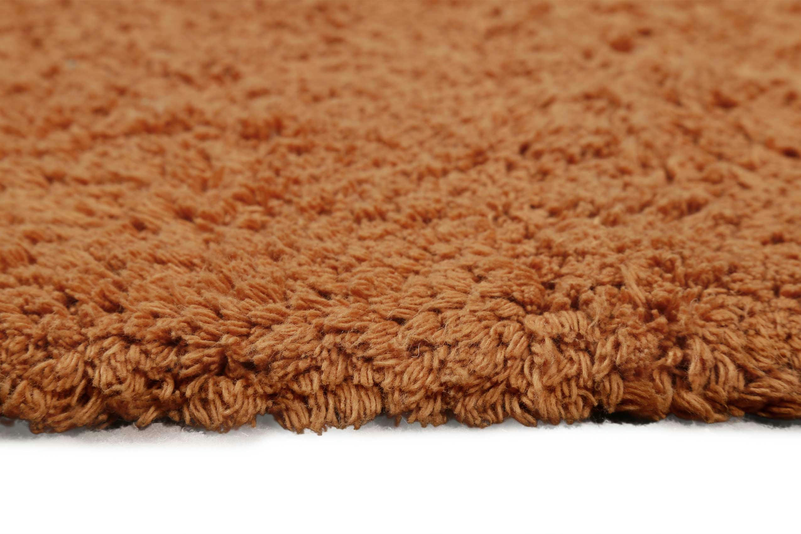 OLE - Tapis de bain doux terracotta coton 55x65