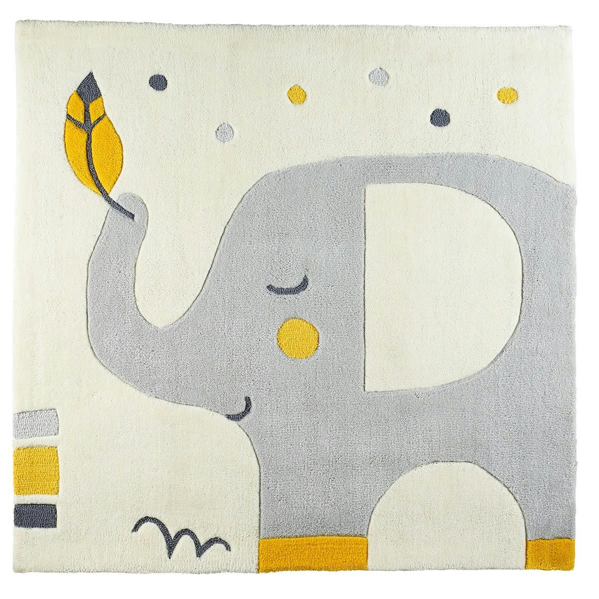 BABYFAN - Tapis de chambre en acrylique gris