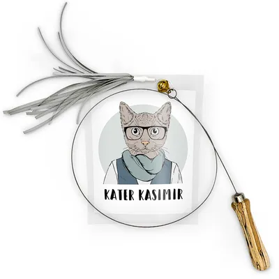 Kasimir Cat Dangler with Ribbons