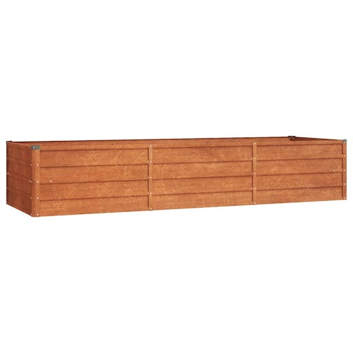 NNEVL Garden Raised Bed Rusty 240x80x45 cm Corten Steel