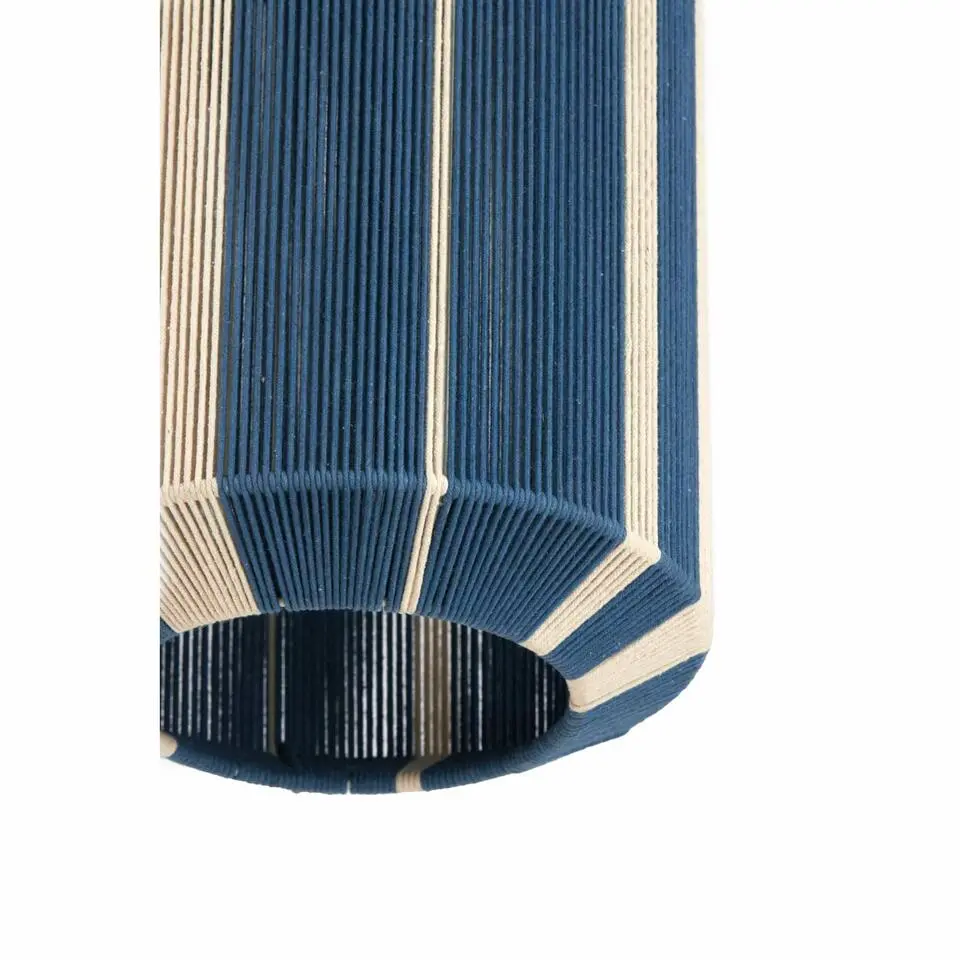 Light & Living - Kozana hanglamp &Oslash;48x55 cm - blauw cr&egrave;me