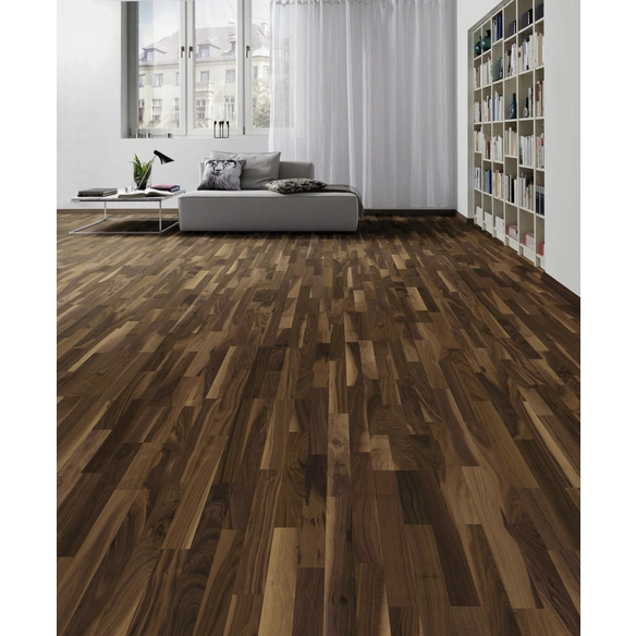 Parkett, BxL: 180 x 2200 mm, Nussbaum, 8 Stk.