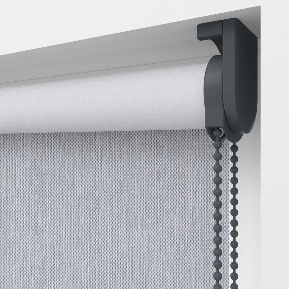 Kwantum Rolgordijnen | Fenstr Rolgordijn Sara  Verduisterend LichtGrijs