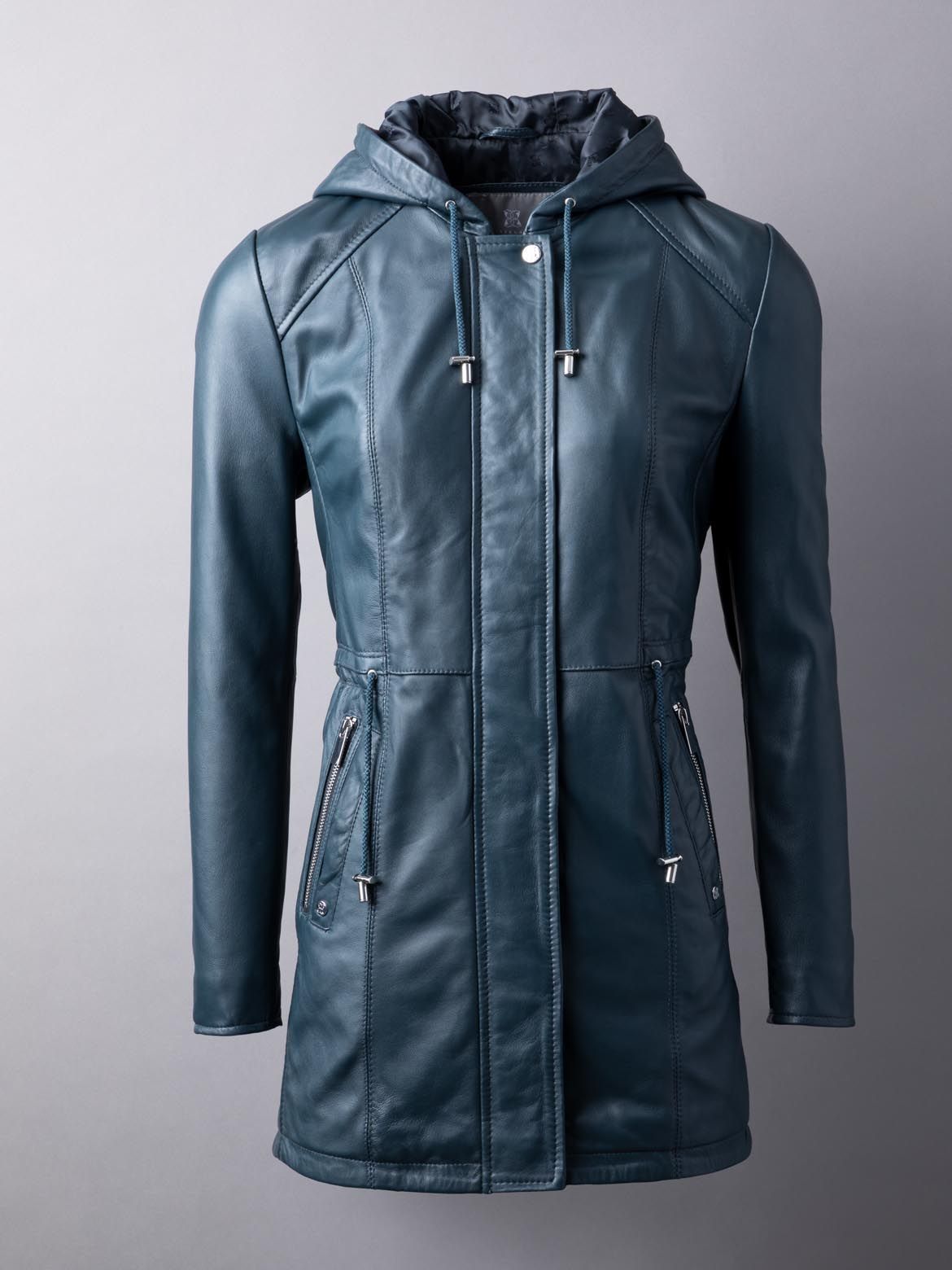 Lakeland Leather Ambleside' Hooded Leather Coat