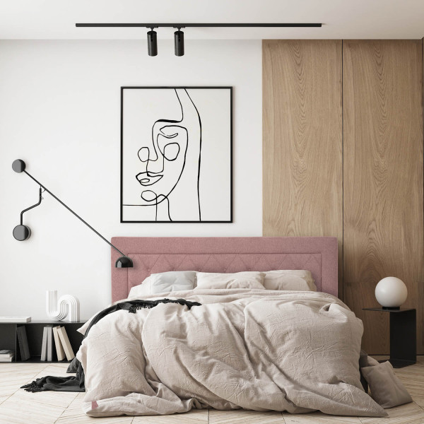 Łóżko kontynentalne ANNABELLE 140x200 z pojemnikiem UTR