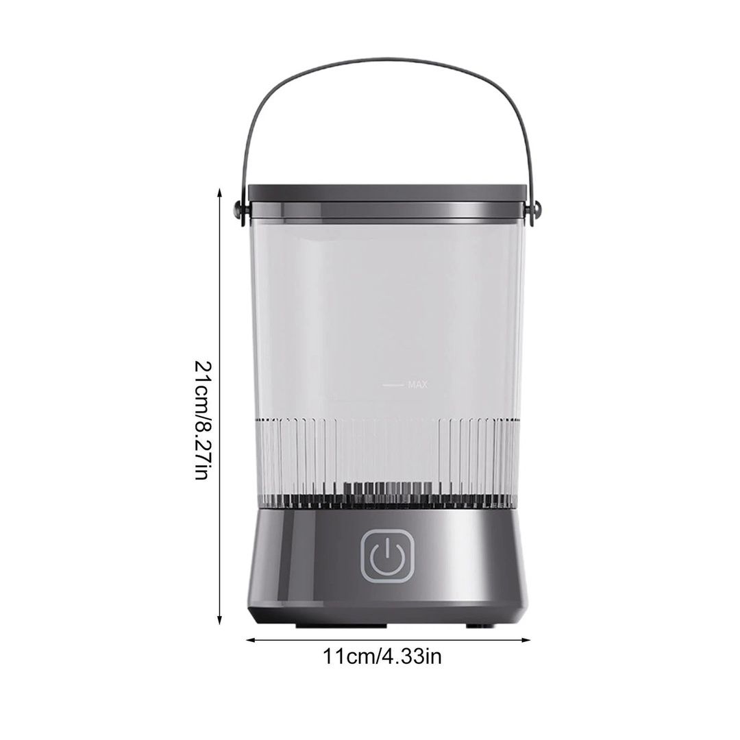 VOGREX Grey-1PCS Electric Makeup Brush Cleaner Machine Portable