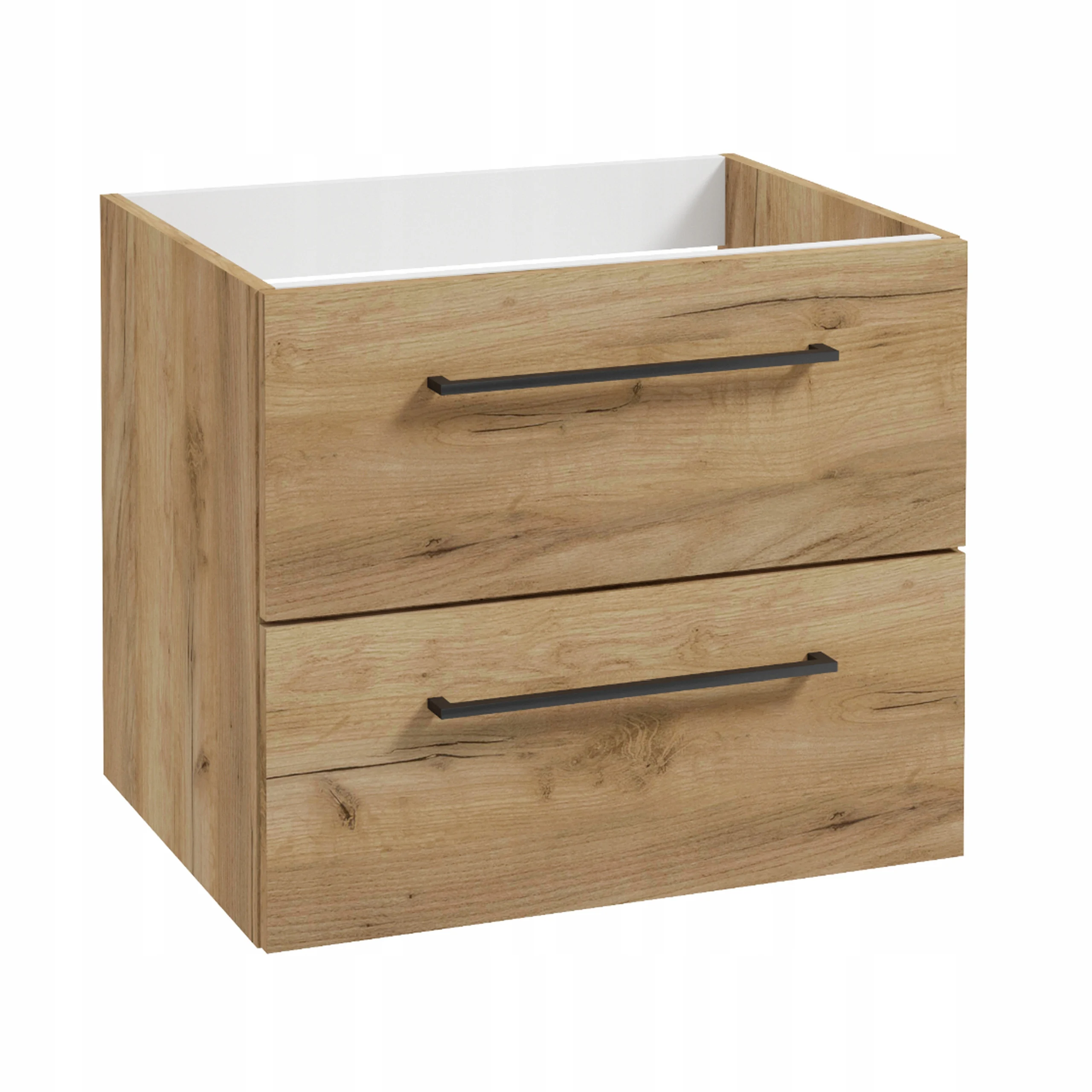Szafka do Łazienki pod Umywalkę 50 x 50 x 39 cm Dąb Złoty Wisząca SoftClose