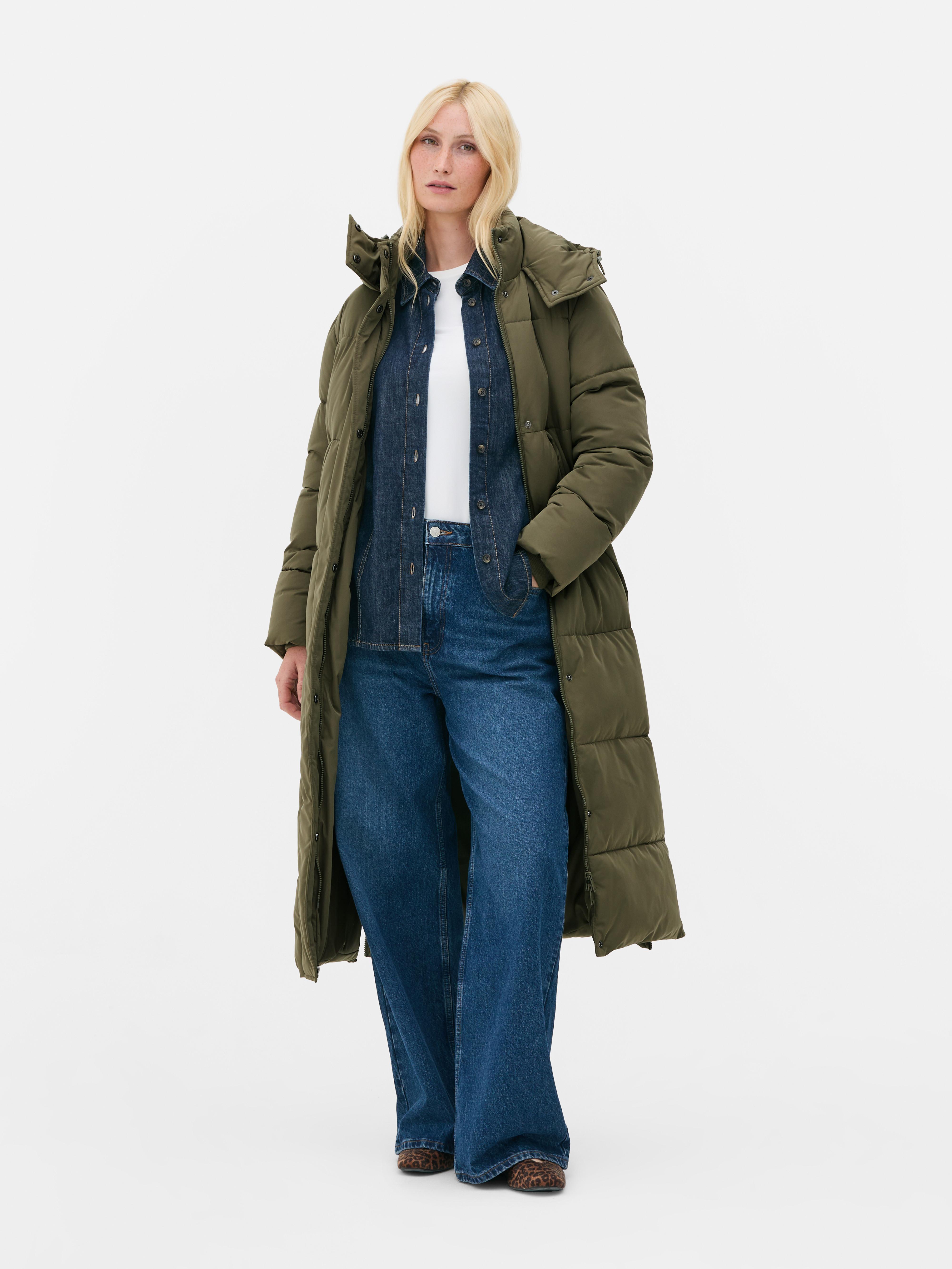 Angle Pocket Longline Padded Coat