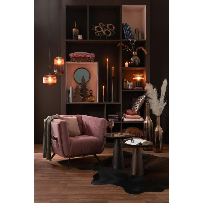 MÉTAL - Cercles ouverts sur pied métal mix 56,5x45cm