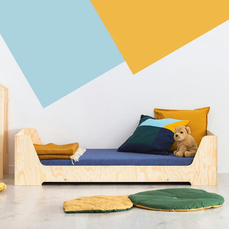 ALBANE - Lit 70x140 sommier inclus naturel