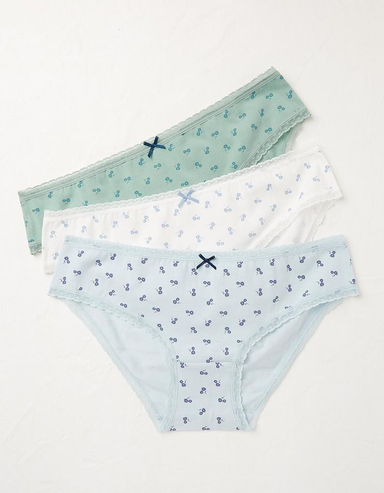 3 Pack Floral Mini Knickers