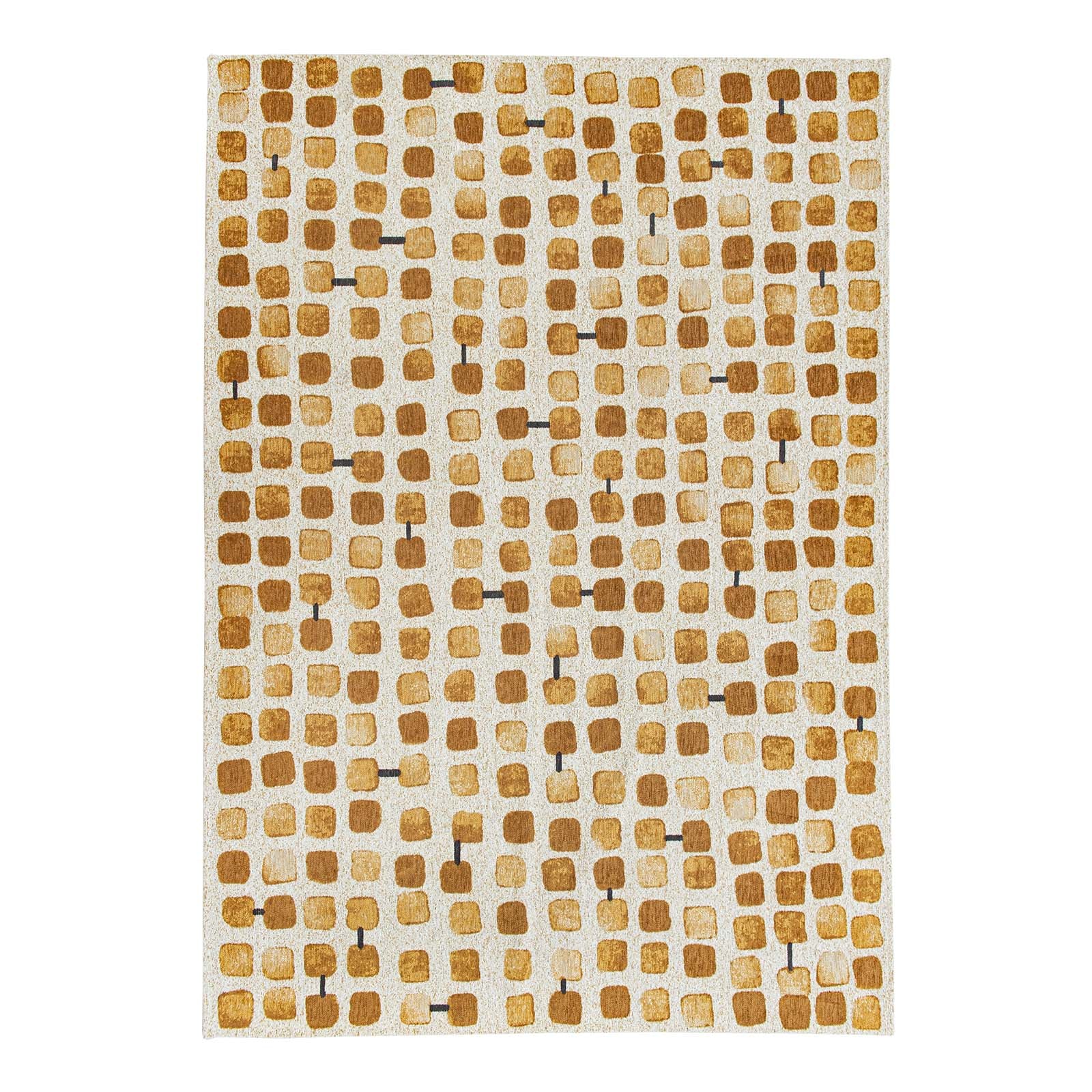 Louis De Poortere vloerkleed Peach Party - geel - 80x150cm